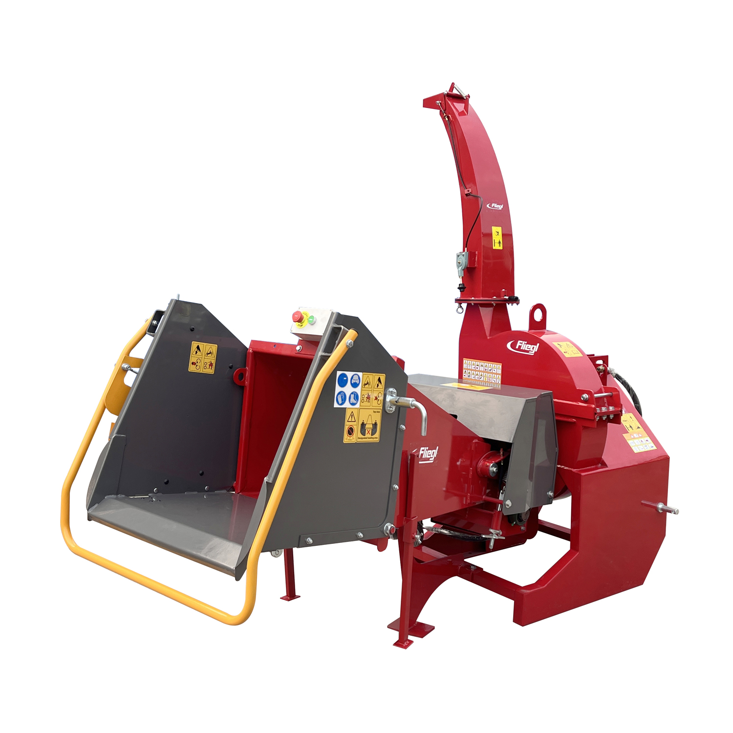 Broyeur de branche avec ameneur hydraulique